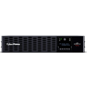 CyberPower PR1500RTXL2UC Rack/Tower UPS, UL Rated, Rotatable LCD panel, 8× NEMA 5-15R, Expanded runtime